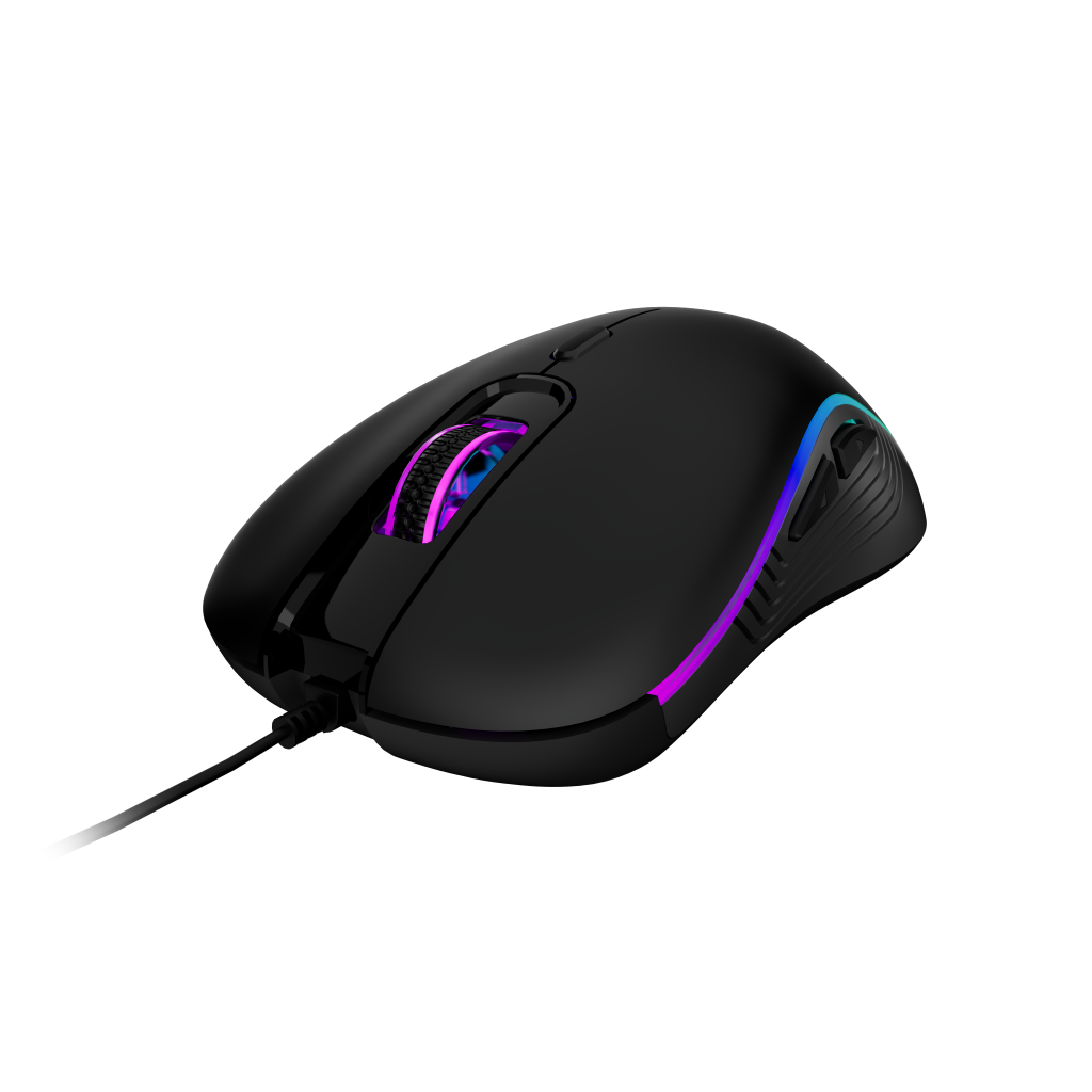 GAMDIAS AURA GS3, Çok Renkli Aydınlatma,  USB Kablolu, 6 Programlanabilir Buton, Gaming Mouse, 3.600 DPI, Siyah - Gamdias - görsel 5