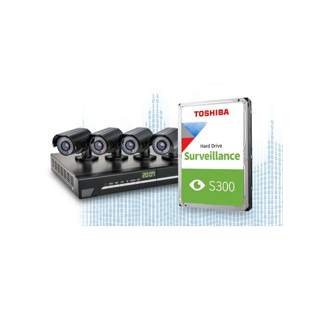 TOSHIBA HDWT860UZSVA S300 3.5" 6TB 5400rpm 256mb SATA 7/24 Harddisk - TOSHIBA - görsel 5