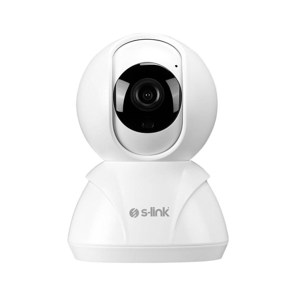 S-LINK SL-IND02, Ev/Bebek Güvenlik Kamerası, WiFi, 2Mpix, 3.6mm Lens, 10m. Gece Görüşü, Hareket algılama, İki Yönlü Ses, Micro SD Kartlı, TUYA Yazılım - S-Link