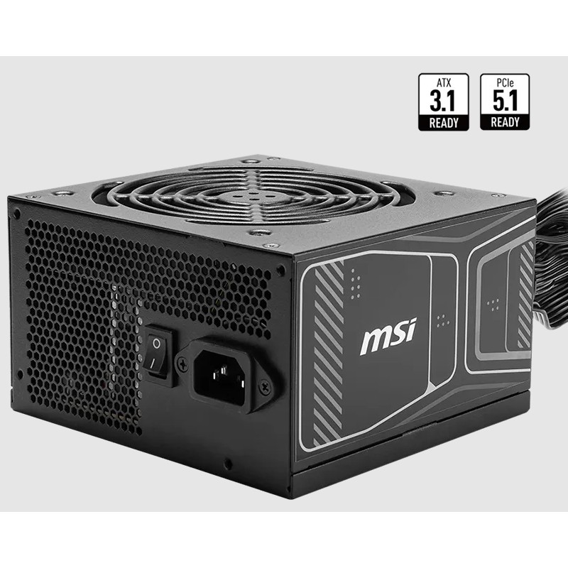 MSI MAG A850GN 850W 80+GOLD 12CM FAN GUC KAYNAGI (MAG A850GN PCIE5) - MSI - görsel 2