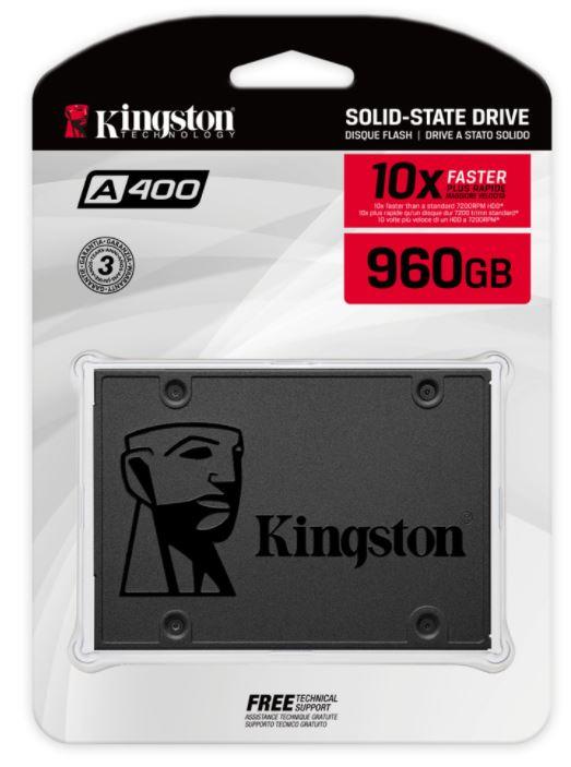 960 GB KINGSTON A400 SATA3 2.5 500/450MBS SA400S37/960G - Kingston - görsel 2