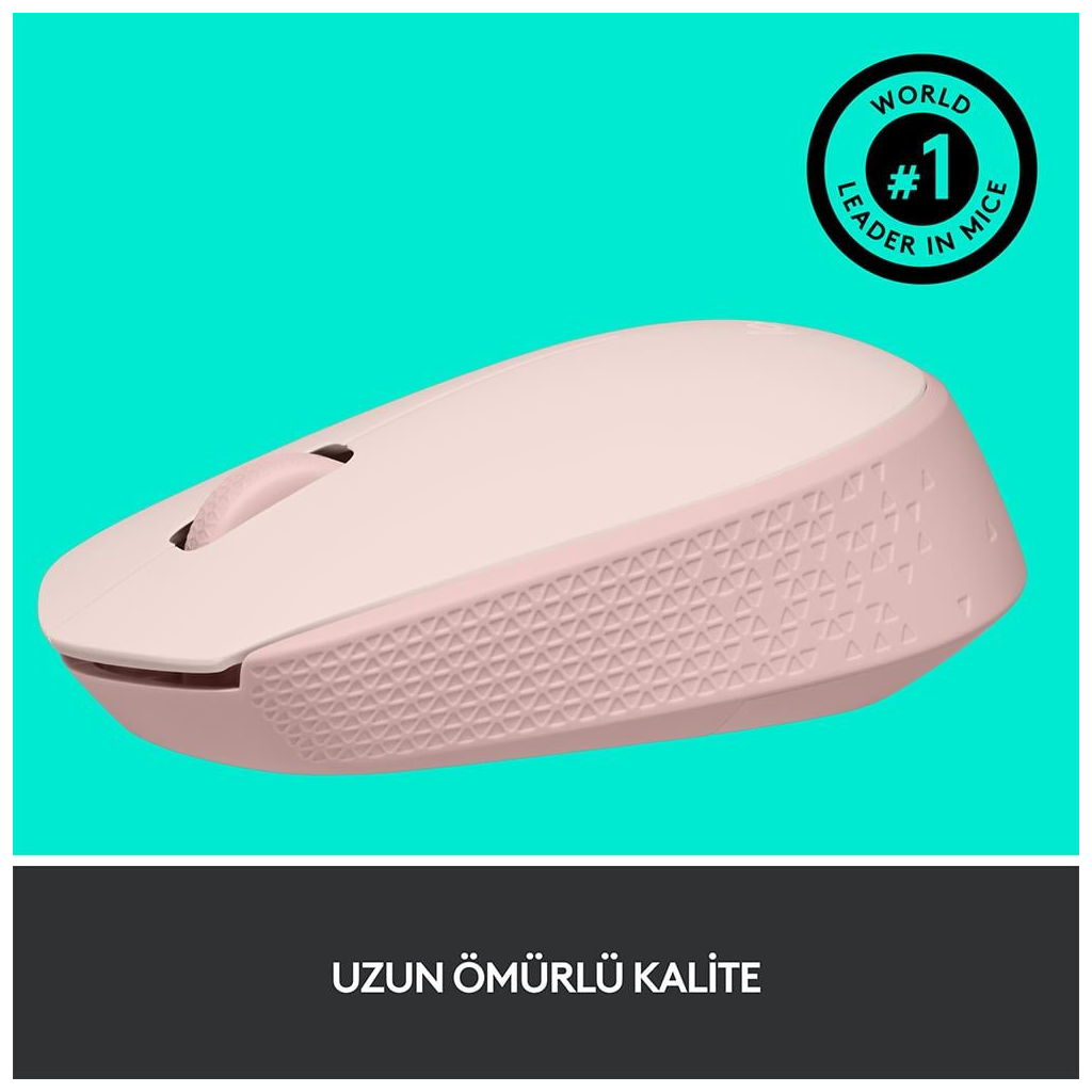 LOGITECH 910-006865, M171 Rose, USB Nano 2,4G Kablosuz, 1000dpi, Optik, 3 Tuşlu, 12ay Pil Ömrü, Mouse - Logitech - görsel 4