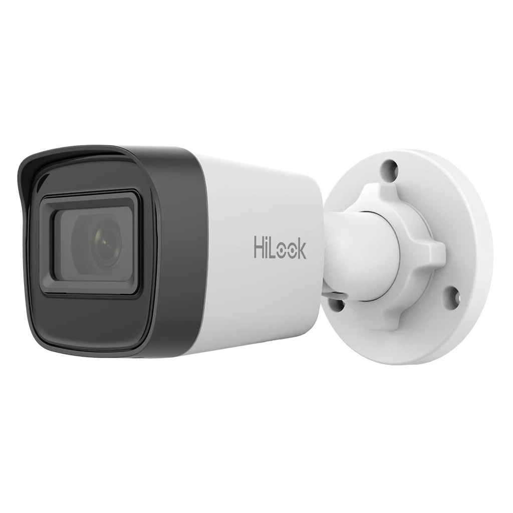HILOOK IPC-B121H-C, 2Mpix, 2.8mm Lens, H265+, 30Mt Gece Görüşü, PoE, Bullet, IP Kamera - Hilook