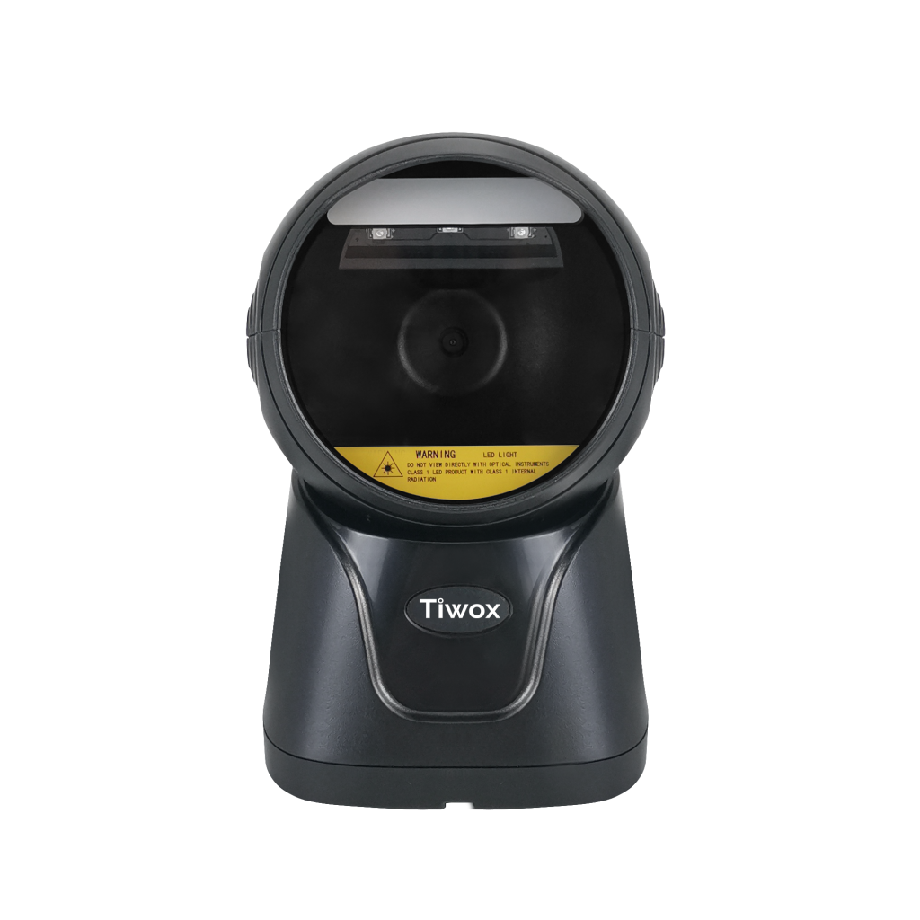 Tiwox VS-240, Masaüstü Tipi, Laser, 2D Karekod, USB Kablolu, Barkod Okuyucu - Tiwox