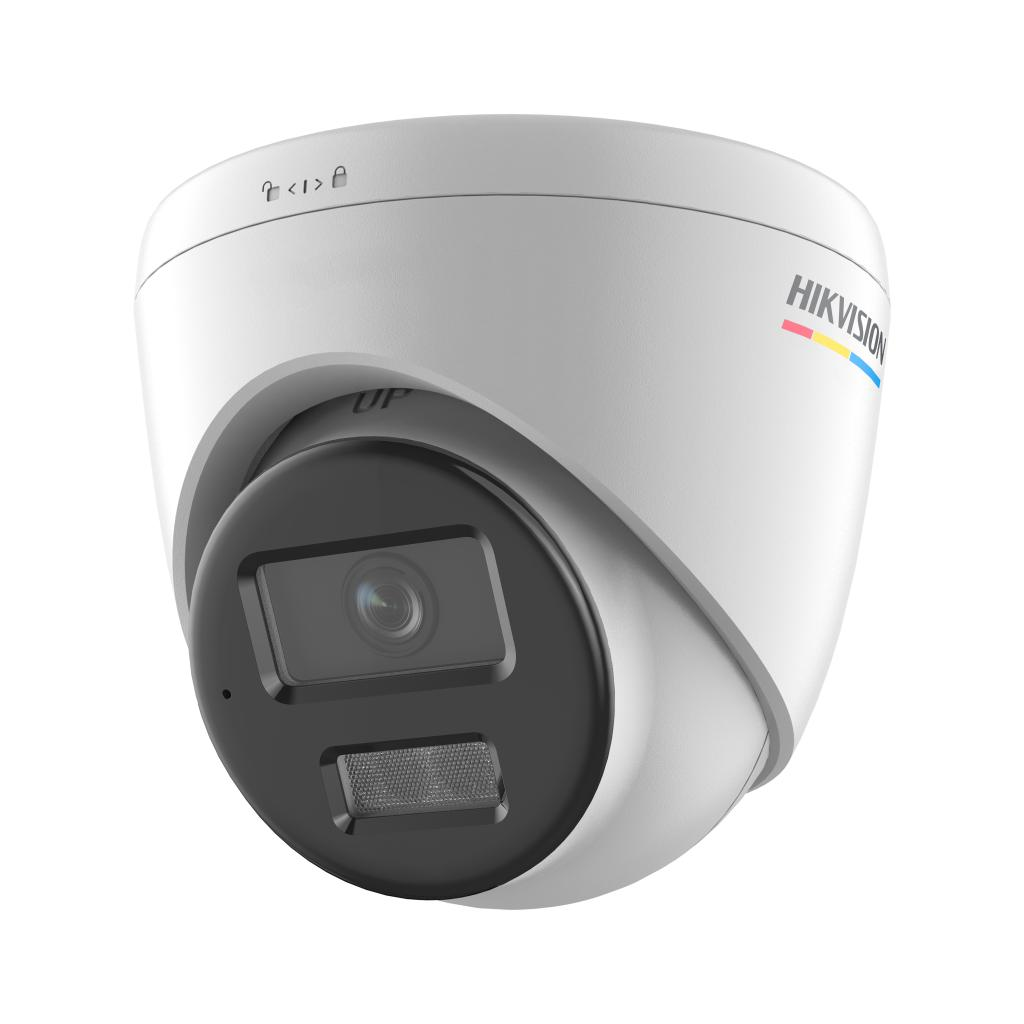 HIKVISION DS-2CD1327G2H-LIUF, 2Mpix, 2.8mm Lens, H265+, 30Mt Gece Görüşü, Color Vu, Smart Hybrid Light, Full Time Color, Dahili Mikrofon, Dome IP Kamera - Hikvision