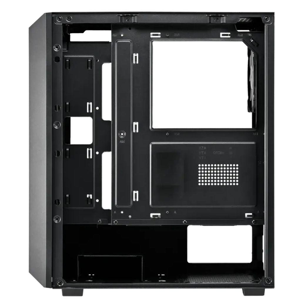 VENTO VG3400S, 650W, 80Plus, Siyah, Temperli Cam, RGB, ATX, Tower, GAMING KASA - Vento - görsel 5