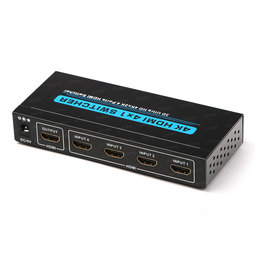 DARK (DK-HD-SW4X1K) 4 GIRIS 1 CIKISLI UZAKTAN KUMANDALI 4K HDMI SWITCH (SECICI) - DARK