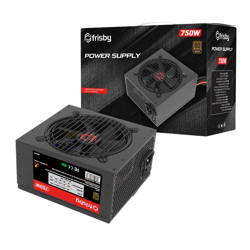 FRISBY FR-PS7580P 750W 80+ BRONZE 12CM FAN GUC KAYNAGI - FRISBY - görsel 3