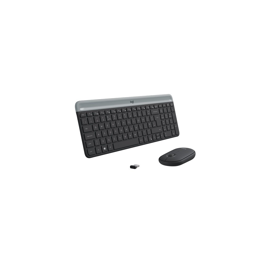 LOGITECH MK470 Siyah, 920-009435, Kablosuz, Türkçe Q, Klavye Mouse Set - Logitech