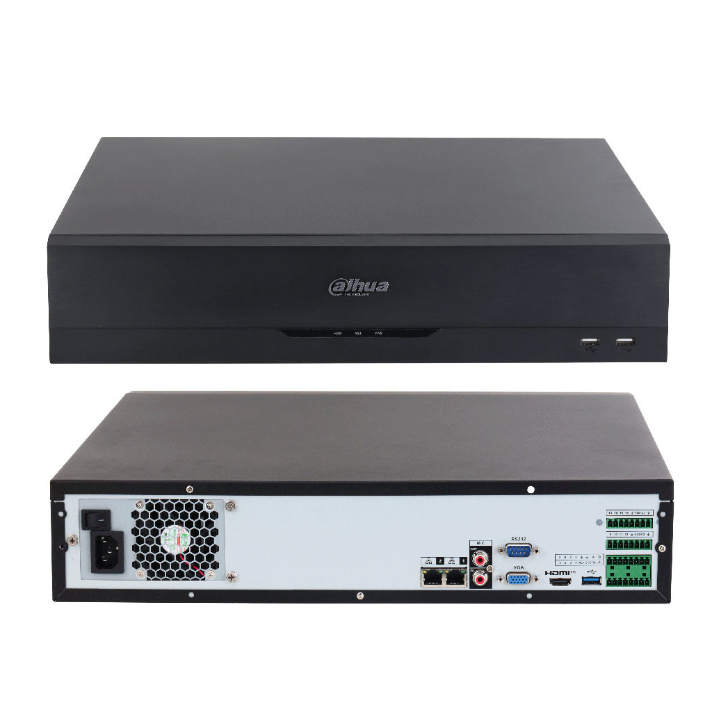 DAHUA  NVR4832-EI, 32Kanal, 16Mpix, H265+, 8 HDD Desteği, 1080P Kayıt, 256Mbps Bant Genişliği, 2 Port GigaBit Lan, NVR - Dahua - görsel 2