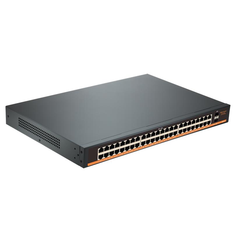 TIWOX TP-G4820-POE800W 48 PORT GIGABIT + 2X 1GB SFP UPLINK RACKMOUNT POE SWITCH - Tiwox - görsel 2