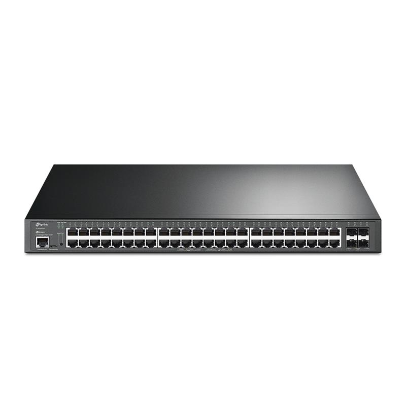 TP-LINK OMADA TL-SG3452XP 48 PORT GIGABIT + 4X10GB SFP+ 500W POE JETSTREAM YÖNETİLEBİLİR RACKMOUNT SWITCH - Tp-Link