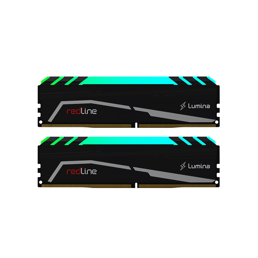MUSHKIN redLine Lumina, MLA4C360JNNM8GX2, 2x8Gb Kit, 3600Mhz, DDR4, CL18, RGB, Desktop Gaming RAM (Soğutuculu) - Mushkin