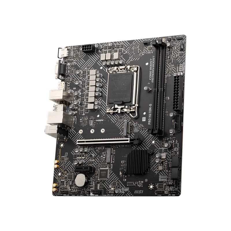 MSI PRO H610M-G DDR5 5600MHZ 1XVGA 1XHDMI 1XDP 1XM.2 USB 3.2 MATX 1700P (12. / 13. VE 14. NESİL İŞLEMCİ UYUMLU) - Msi - görsel 3