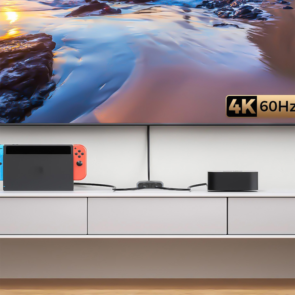 S-LINK SL-LU602, 2xHDMI, 4K, 60Hz, Monitör Çoklayıcı (1PC-2Monitör veya 2PC- 1Monitör) Çift Yönlü Switch - S-Link - görsel 4