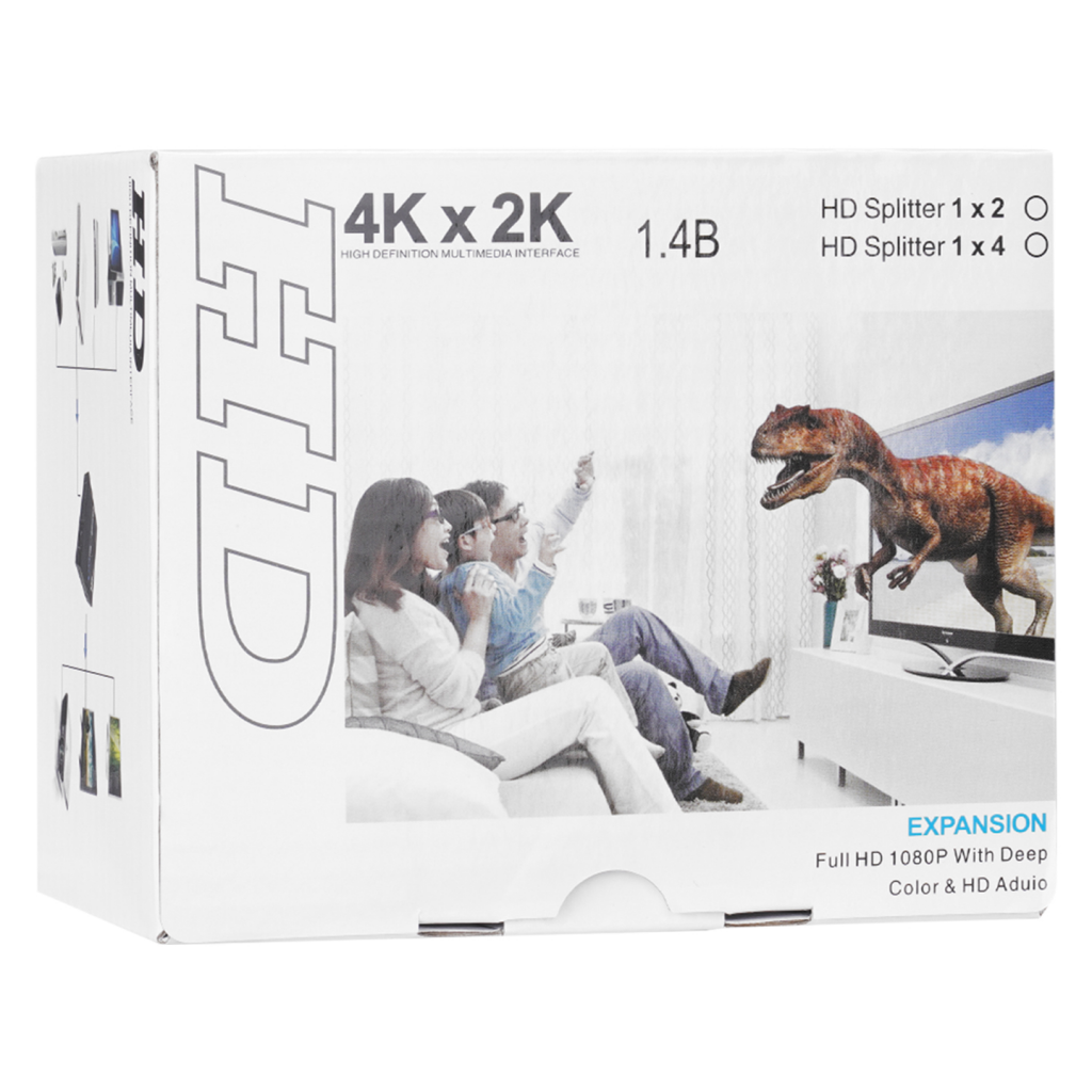HYTECH HY-LU4, HDMI Çoklayıcı, 1Giriş, 4Çıkış, (1PC-4Monitör) - Hytech - görsel 4