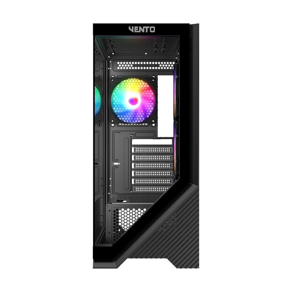 VENTO VG4202FL, 850W, 80 Plus, Siyah, Temperli Cam, RGB, ATX, Akvaryum Tipi, GAMING KASA - Vento - görsel 5