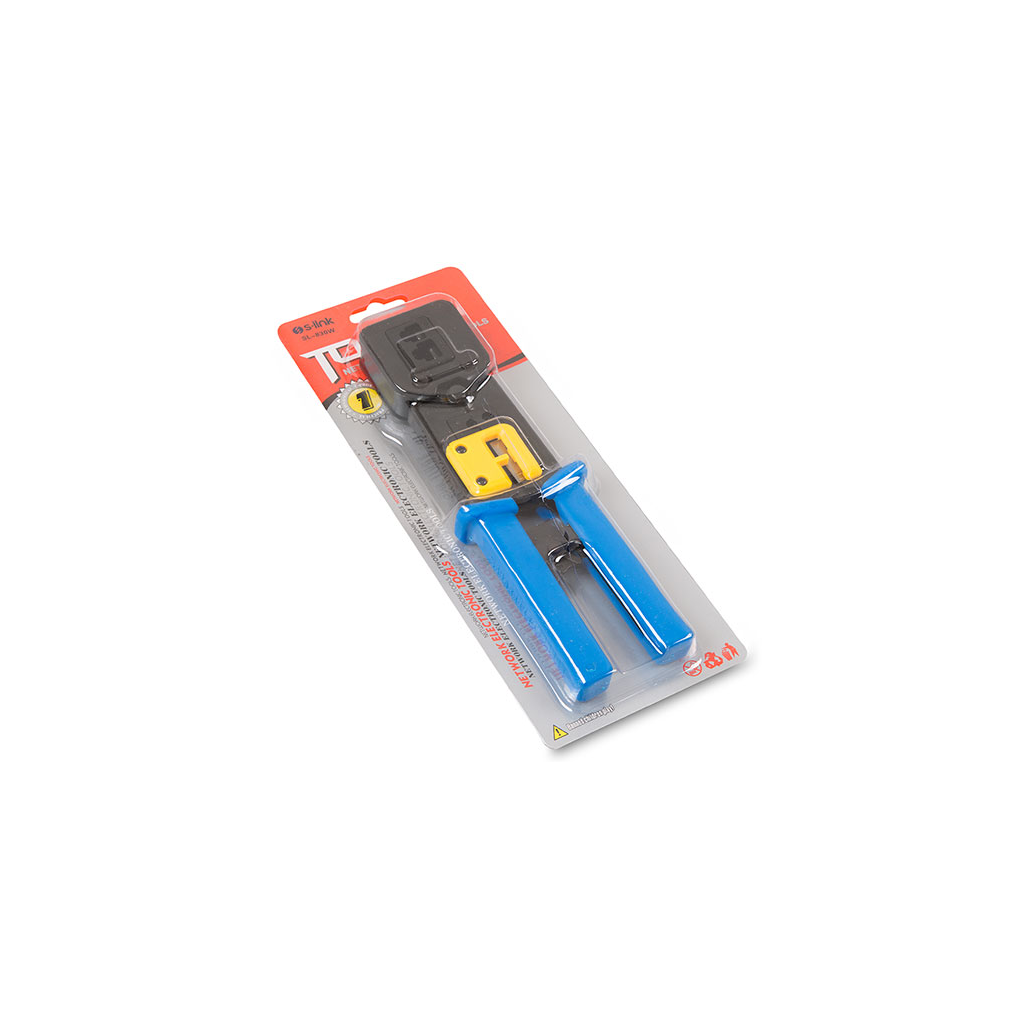 S-LINK SL-830W, RJ45/RJ11 ikili Pense,  Yeni Nesil Kablo Ucu Konnektör Sıkma Pensesi - S-Link - görsel 4