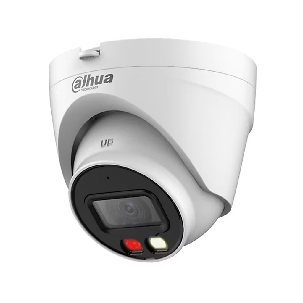 DAHUA IPC-HDW1439V-SA-IL 4Mpix, 2,8mm Lens, Entry Smart Dual Light Fixed-Focal Eyeball, H265+,  30Mt Gece Görüşü,  IP67, Mikrofonlu, PoE Dome IP Kamera - Dahua