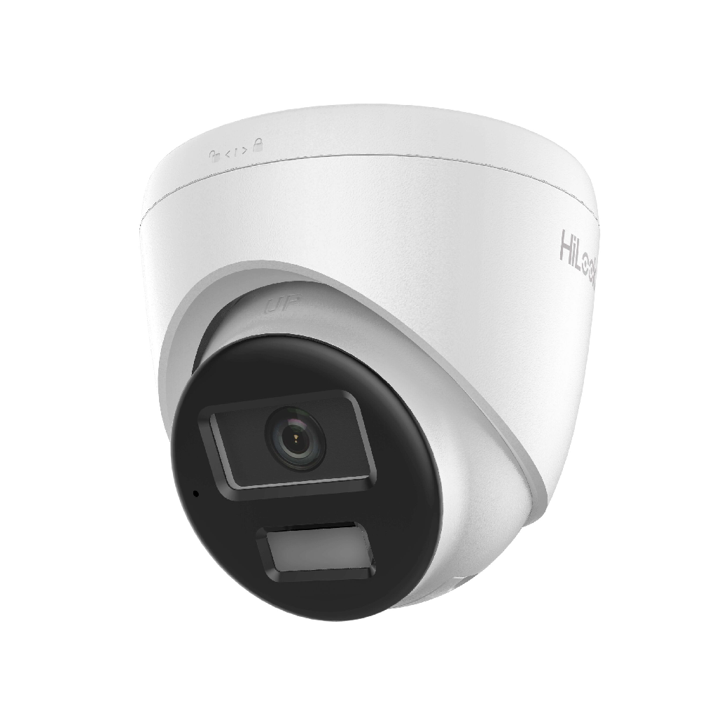 HILOOK IPC-T240HA-LUFC, 4Mpix, 2,8mm Lens, H265+, Dual Light, 30Mt Gece Görüşü, Dahili Mikrofon, IP67, PoE, Dome, IP Kamera - Hilook