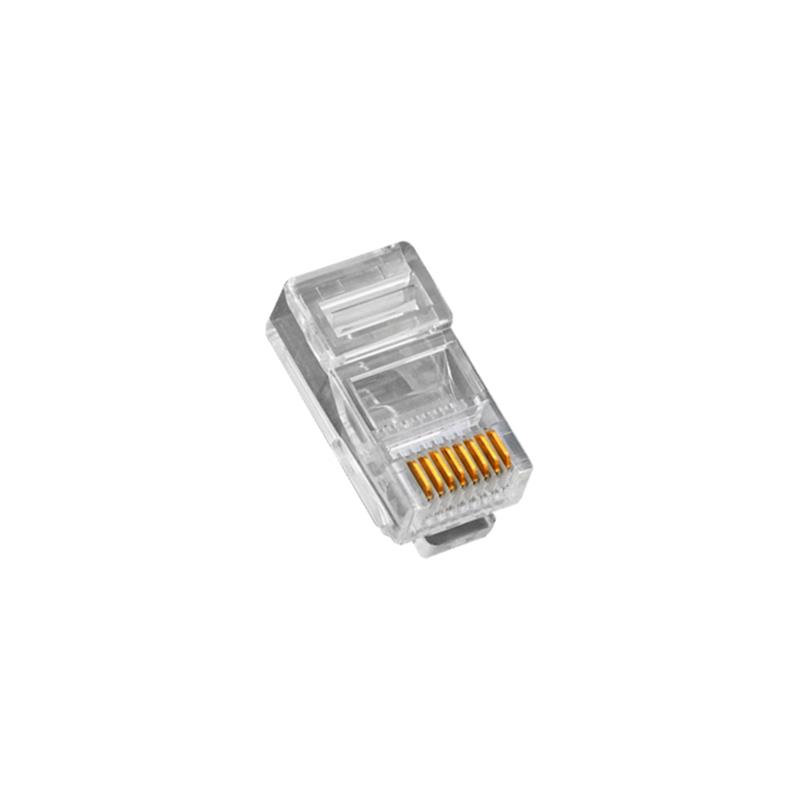 ORING MPC6U3EZ CAT6 PLUG U/UTP EZRJ45 YENİ NESİL ALTIN UÇ KONNEKTÖR 100 LÜ PAKET - Oring - görsel 2