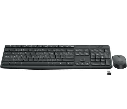 LOGITECH MK235 Q Türkçe Kablosuz Siyah Klavye+ Mouse