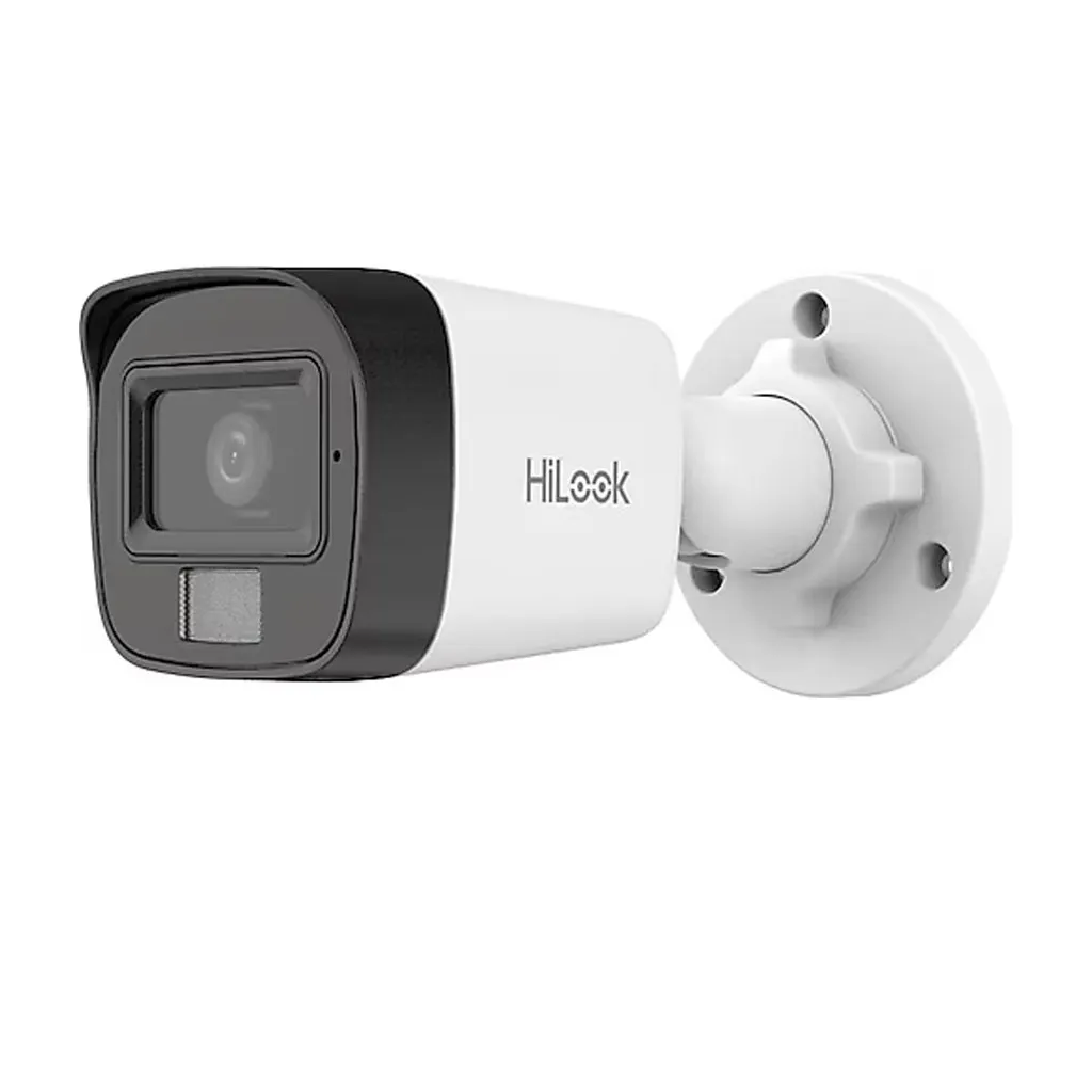 HILOOK IPC-B140HA-LUFC, 4Mpix, 2,8mm Lens, H265+, Dual Light, 20Mt Gece Görüşü, Dahili Mikrofon, IP67, PoE, Bullet, IP Kamera - Hilook