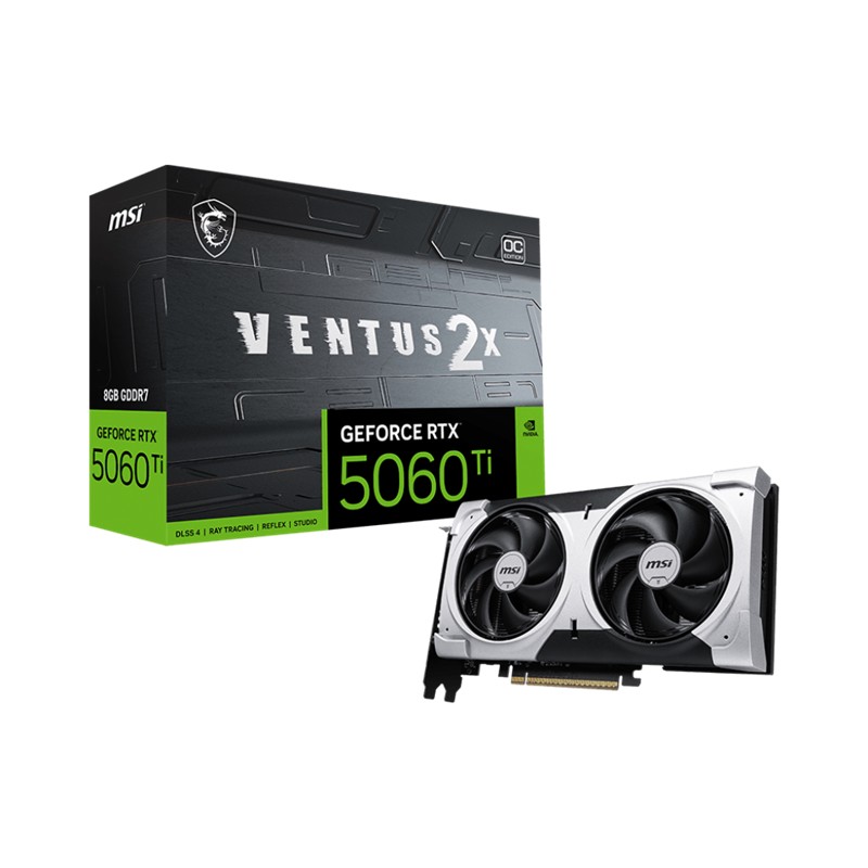 MSI GEFORCE RTX5060TI 8G VENTUS 2X PLUS 8GB GDDR7 128BIT 3XDP 1XHDMI EKRAN KARTI - Msi