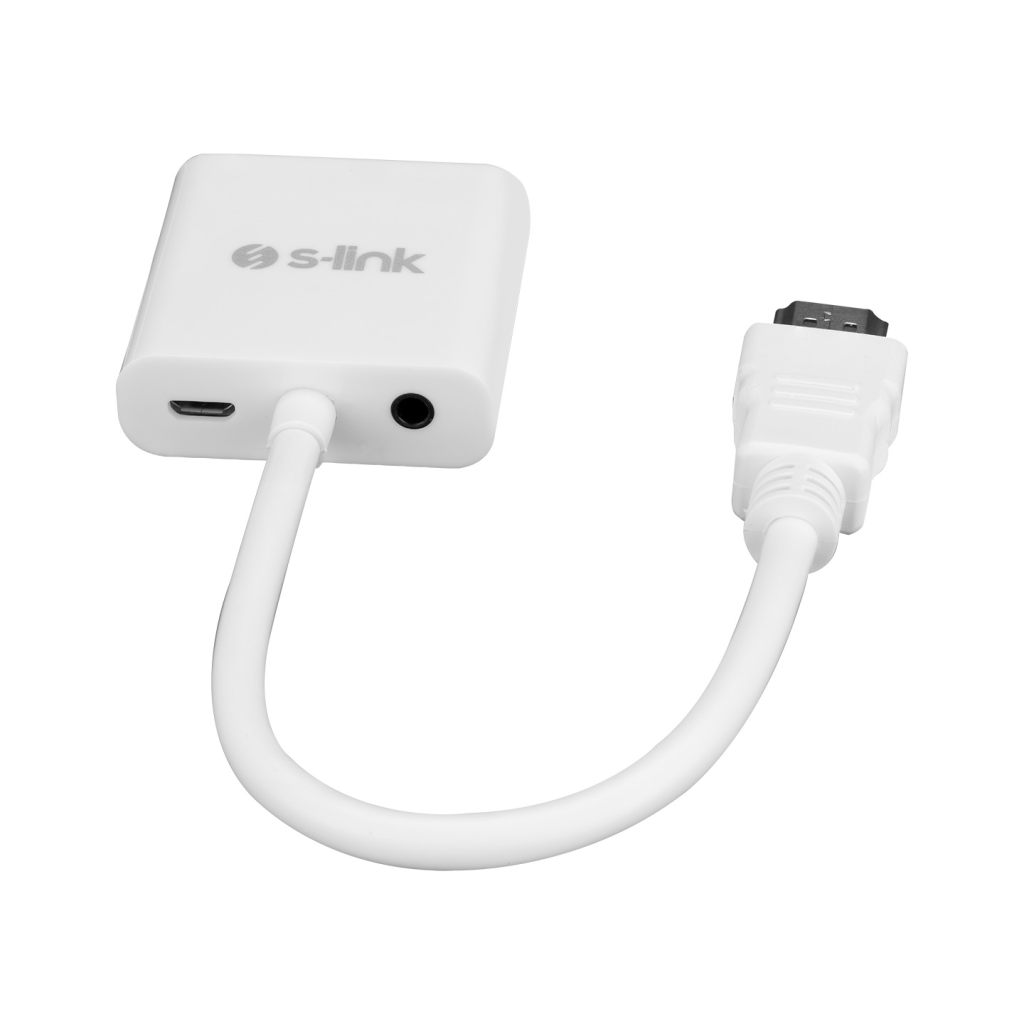 S-LINK SL-HVS13, HDMI To VGA+Audio+PD Çevirici - S-Link - görsel 3