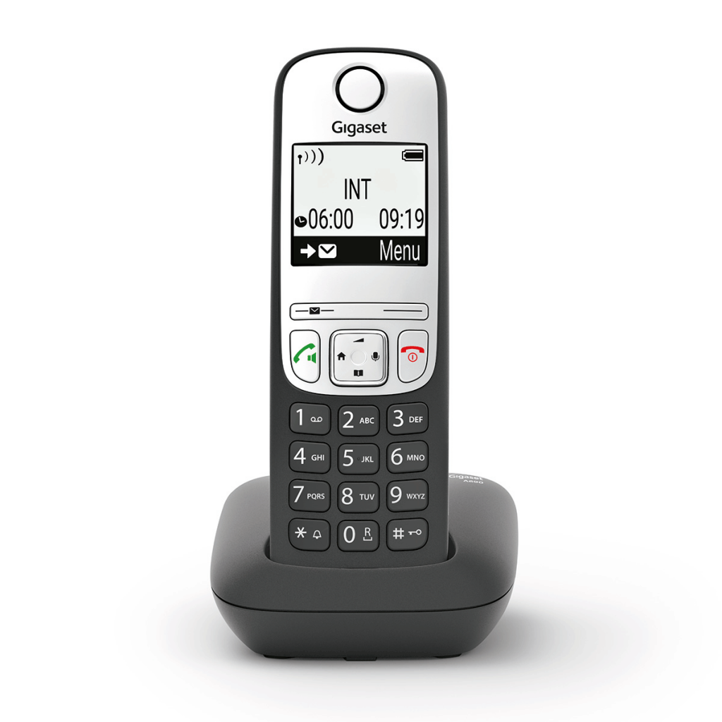 GIGASET A690, Dect Telefon, Siyah, 14 Saat Konuşma, 180 Saat Bekleme, 100 Kişilik Rehber - Gigaset - görsel 2