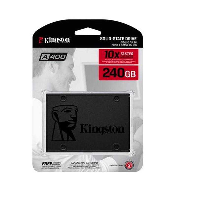 240 GB KINGSTON A400 SATA3 2.5 500/350MBS SA400S37/240G - Kingston - görsel 3