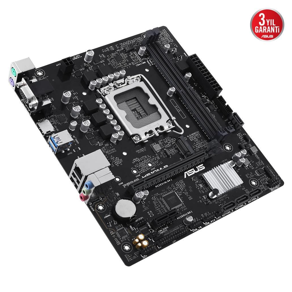 ASUS PRIME H610M-R-SI, 2xDDR5, M.2, D-SUB, DP, HDMI, 12-13.14.Nesil, LGA1700 Soket, Anakart - Asus - görsel 4