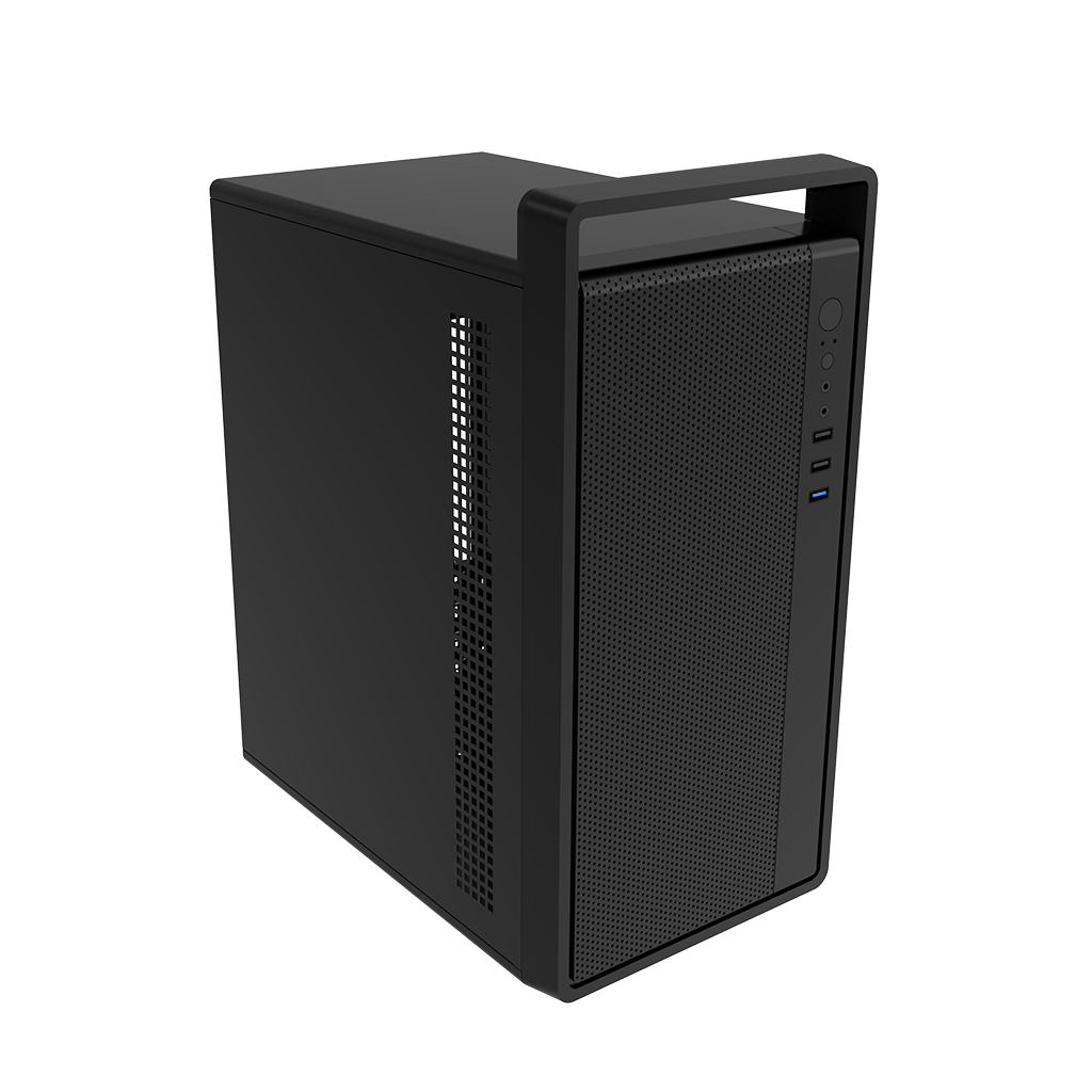 FRISBY FC-2745B, 1x120mm Fan, Siyah, 550W, USB 3.0, mATX, Mini Tower, Kulplu Kurumsal KASA - Frisby - görsel 3
