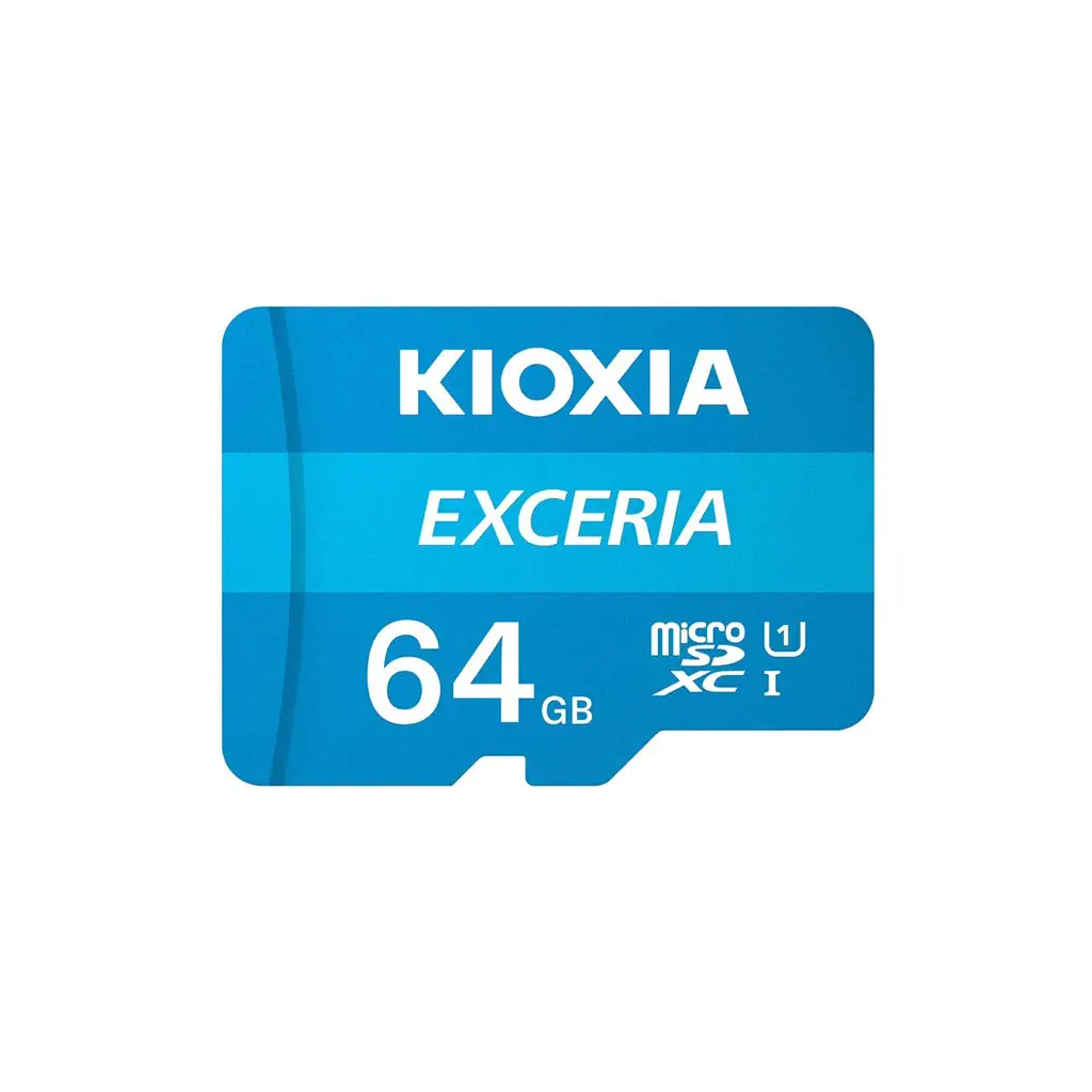 KIOXIA 64GB Exceria, LMEX1L064GG2, UHS-1, CL10, 100Mb/s, MicroSD Kart Bellek (SD Adaptörlü) - Kioxia - görsel 2