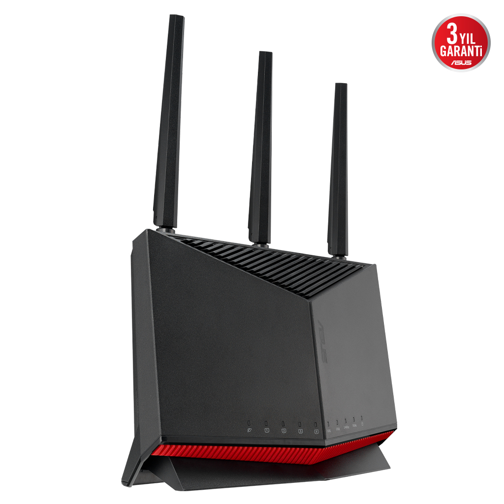 ASUS RT-BE86U, BE6800, 4 Port, 6800Mbps, Dual Band, WİFİ 7, AiMesh, AiProtection Pro, Gigabit Extendable Router - Asus - görsel 2