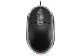 EVEREST KM-6809 USB KABLOLU MAVI ISIKLI OPTIK MOUSE SIYAH - EVEREST