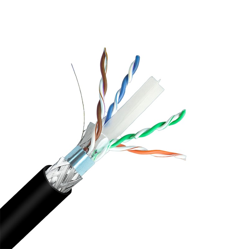 INCA ICAT6-500AG OUTDOOR S/FTP 23 AWG LSZH NETWORK CABLE 500 M SİYAH - Inca