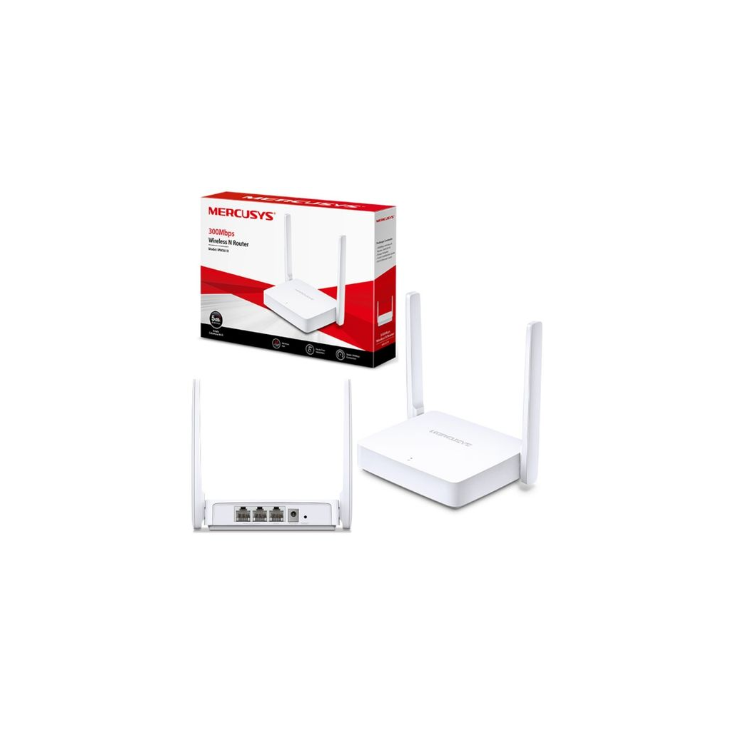 TP-LINK MERCUSYS MW301R 2xLAN, 1xWAN 300mbps 2x5dBi Anten Wi-Fi Router - TP-LINK MERCUSYS - görsel 6