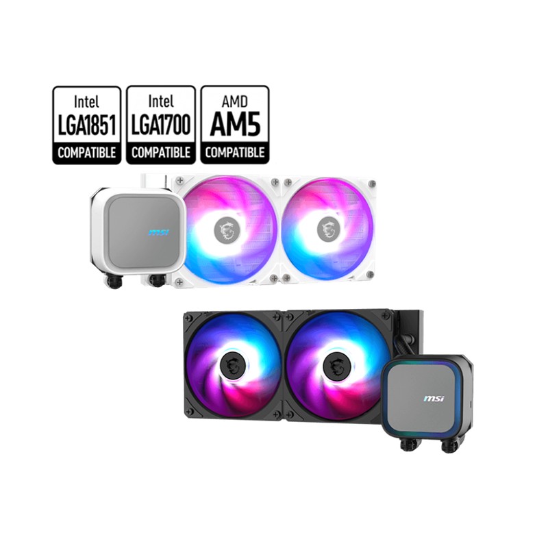 MSI MAG CORELIQUID A13 240 WHITE 240MM ARGB CPU SIVI SOĞUTUCUSU (LGA 1700/1851/AM4/AM5 UYUMLU) - Msi