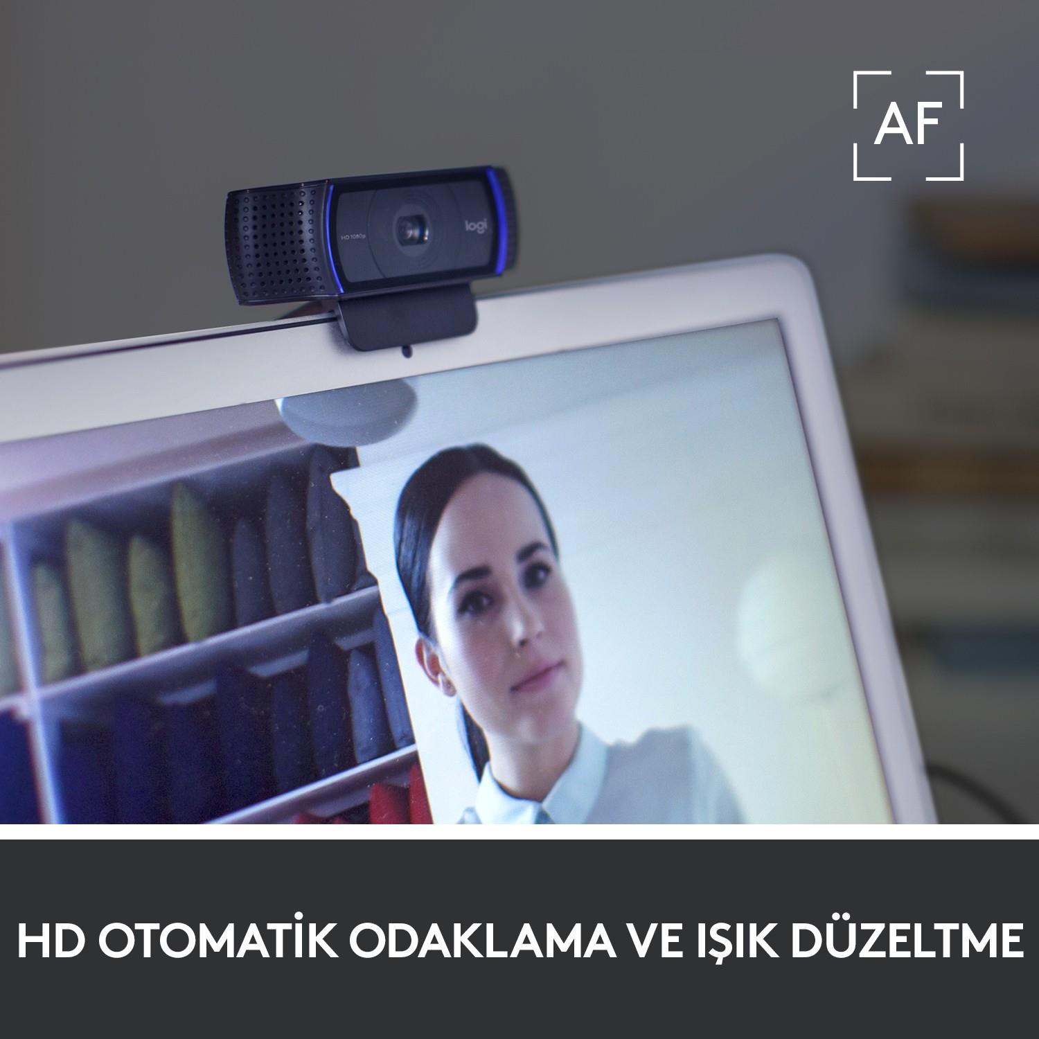 LOGITECH C920S HD PRO WEBCAM SİYAH 960-001252 - Logitech - görsel 3