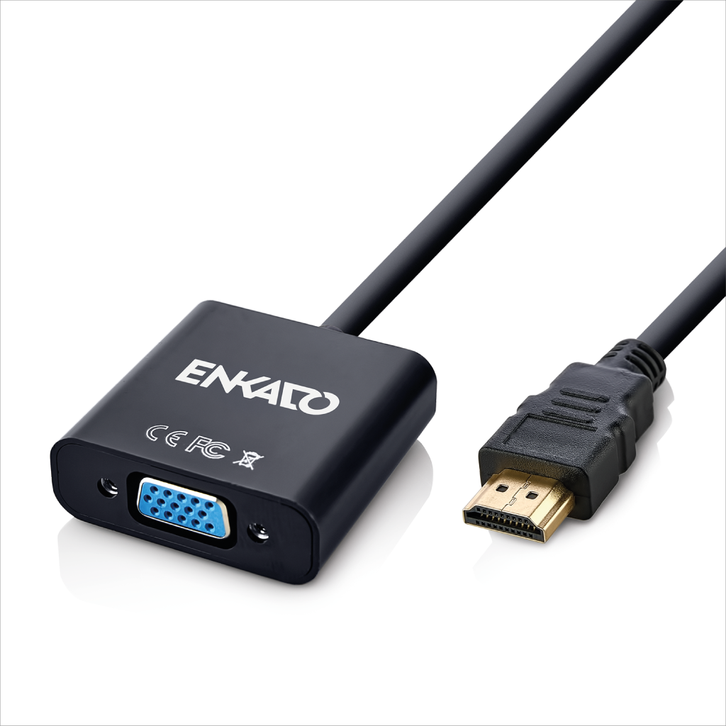 ENKADO EKD-HV10, HDMI To VGA Çevirici Adaptör - Enkado
