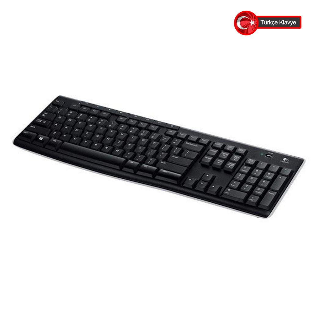 LOGITECH K270, Siyah, 920-003761, Kablosuz, Türkçe Q, Multimedya Klavye - Logitech - görsel 4