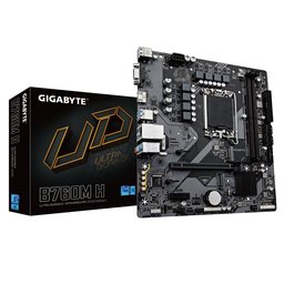 GIGABYTE B760M-H DDR5 1700P SES GLAN HDMI/VGA SATA3 USB3.2 mATX - GIGABYTE