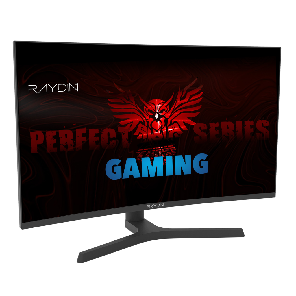 RAYDIN EG27RFA-300HZ, 27", 1ms, 300Hz, Full HD, 350 nits, 2xHDMI, DP, Hoparlör, VA LED, R1500 Curved, Yükseklik Ayarlı Ayak, Frameless, FreeSync Gaming Monitör - RAYDIN - görsel 3