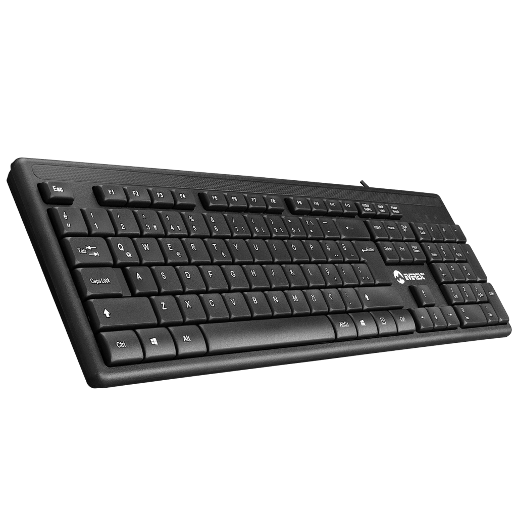 EVEREST KM-515, Siyah, Türkçe Q, USB Kablolu, Klavye Mouse Set - Everest - görsel 2