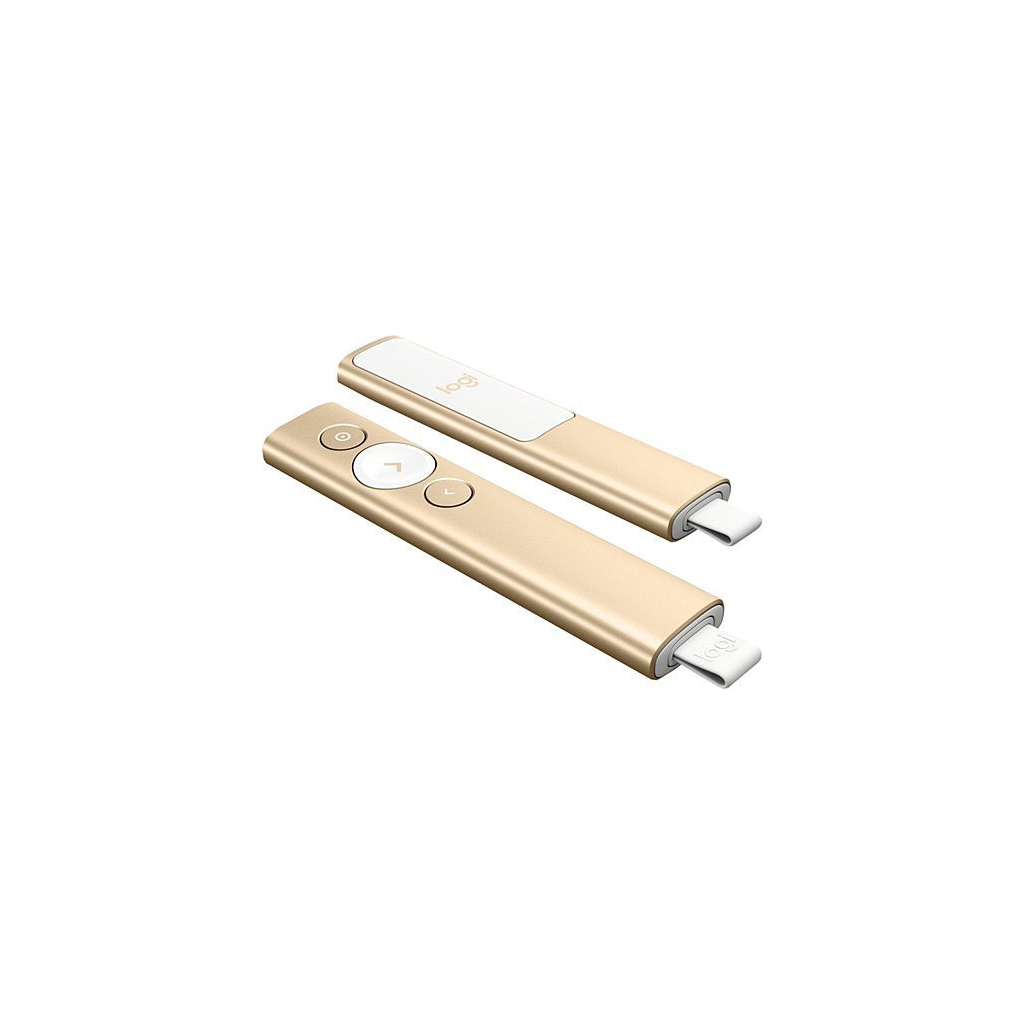 LOGITECH 910-004862, Spotlight Wireless Presenter, Sunum Cihazı (Gold) - Logitech
