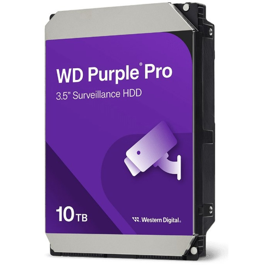 WD PURPLE WD102PURP Pro 3,5" 10TB 512mb,  7200 Rpm, 7/24 Güvenlik HDD (Türkiye Distribütörü Garantili) - Western Digital