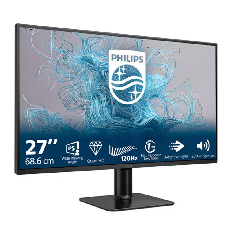 27 PHILIPS 27E2N2500/01 IPS 1MS 120HZ 1XHDMI 1XDP 2K QHD 2560X1440 FLICKER-FREE VESA SİYAH - Philips - görsel 2