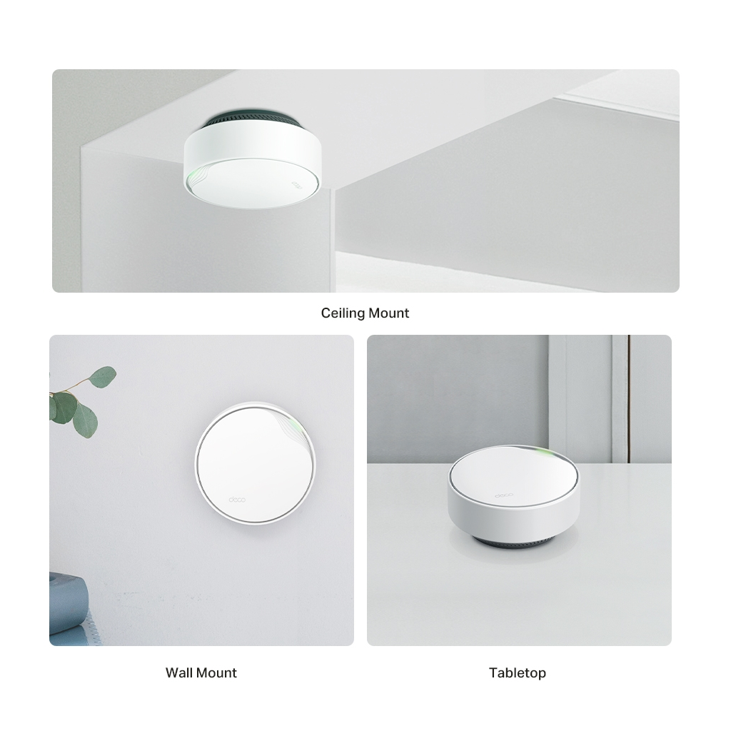 TP-LINK DECO-X50-POE, AX3000, Tekli Mesh,  3000Mbps, Dual Band, WiFi6, 3Port Gigabit Lan, 230m2 Çekim Alanı, Router, Geniş Alan İnternet Ağı Sağlayıcısı - Tp-Link - görsel 4