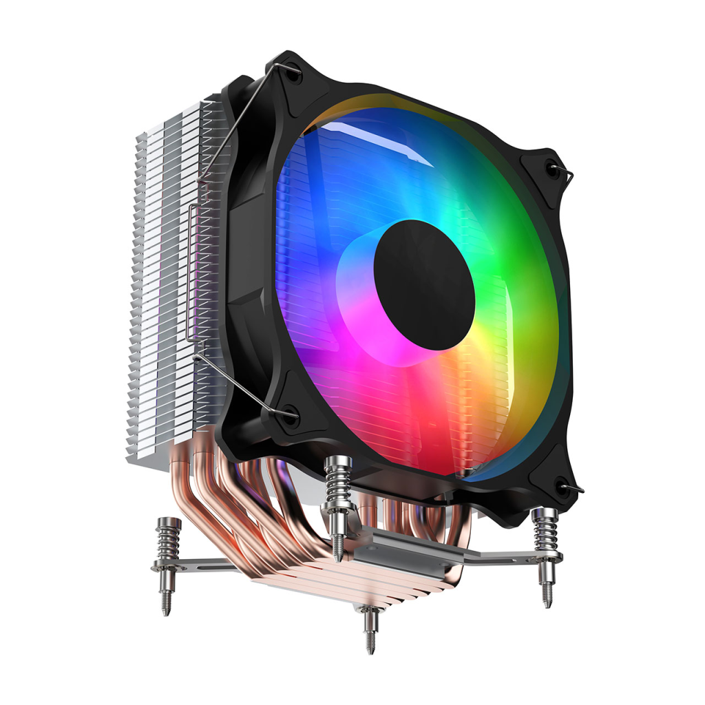 FSP NC5, ARGB, 120mm, CPU, Kule Tipi Hava Soğutma, Sessiz Çalışma, Doğrudan Temas Tasarımlı 6 adet Bakır Isı Borusu, (AMD AM4-AM5 ve INTEL Tüm işlemciler ile uyumlu) - Fsp - görsel 3